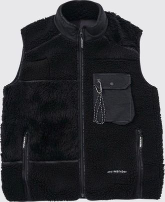 And Wander Suit Vest AND WANDER Men color Black