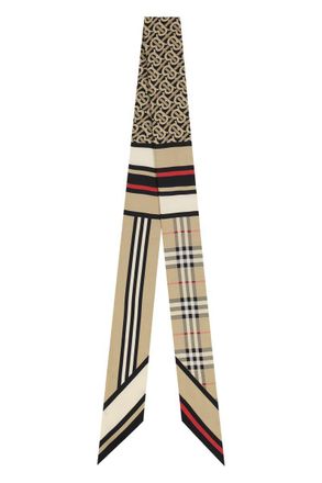 Burberry Thin Printed Silk Scarf