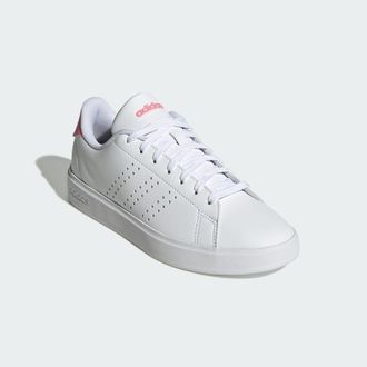 adidas Womens Advantage 2.0 Shoes - White - Size UK 5