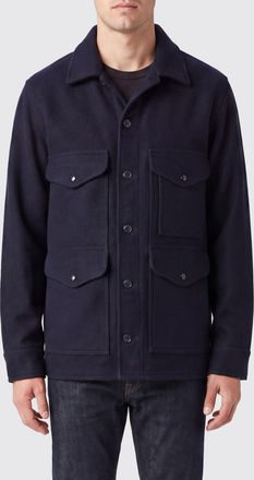 Filson Giacca camicia utility in lana con tasche a toppa e colletto a rever