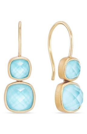 Dean Davidson Monterey Droplet Earrings in Iridescent Turq/Gold at Nordstrom