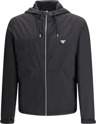 Prada Re-Nylon Jas - Heren - Jassen - Zwart - Maat: XL Nylon