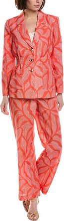 Nanette Lepore 2Pc Jacket & Pant Suit Set