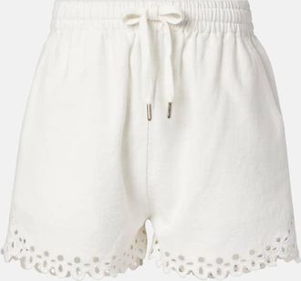 Marysia Swim Bellini leopard-print cotton-blend shorts