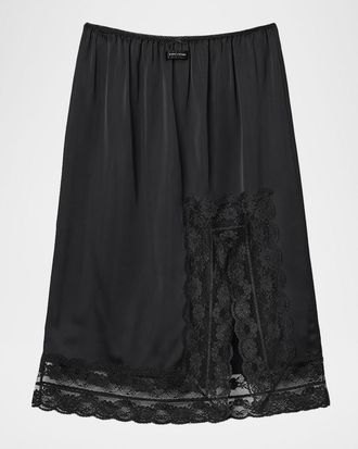 Marc Jacobs Satin Slip Skirt