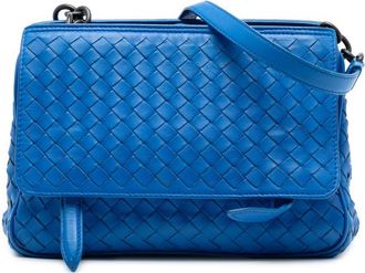 Bottega Veneta Pre-owned Bottega Veneta Nappa Intrecciato Messenger Bag B05014873Y