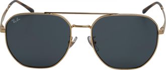 Ray-Ban Mens Geometric Sunglasses for Men RB3724D - Gold - One Size
