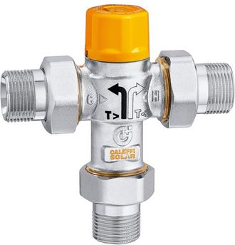 Caleffi Caleffi - Valvola Deviatrice Termostatica Per Impianti Solari 1/2 45 Gradi 262040