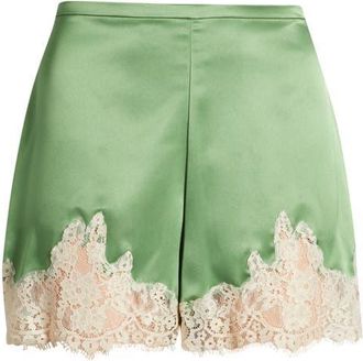 Reformation Fern Satin Shorts in Jade Green at Nordstrom, Size X-Small