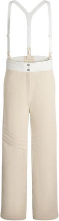 Fusalp Nola&iuml; Velvet Ski Pants - Dames - Straight fit broeken - Beige - L - Leer - Broeken