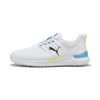 Puma Puma Mens Ignite Elevate 2 Wide, Puma White-Speed Blue-Apple Spritz, 11.5 Wide