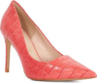 Dune London Assured Pointed Toe Pump in Coral at Nordstrom, Size 6.5Us