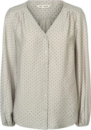 Rue de Femme Mujer, Blusas y Camisas, Gris, Talla: M