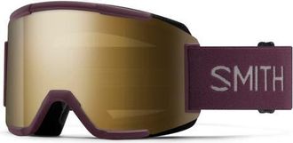 Smith Squad 203mm ChromaPop Snow Goggles in Mystic /Chromapop Black Gold at Nordstrom