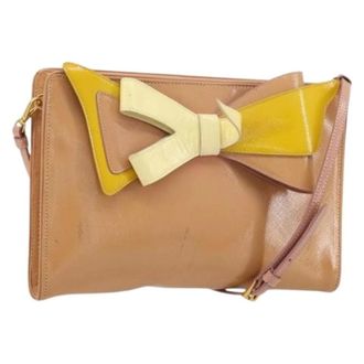 Prada Pre-owned Cross Body Bags, female, Pink, Size: ONE SIZE Pre-owned Vintage Shoulder Bag