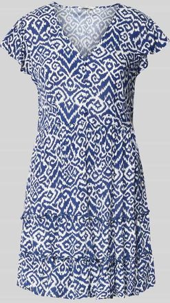 Only Tailliertes Freizeitkleid aus reiner Viskose Modell CLAUDETTE in Jeansblau, Gr&ouml;&szlig;e XL