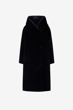 Max Mara Mantel aus Alpakawolle und Nylon Ornella