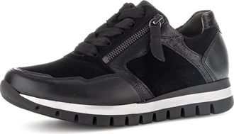 Gabor Womens Low-Top Trainers, Womens Low Shoes, Black 37, 4.5 UK