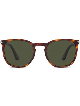 Persol Occhiali da sole tondi - Marrone