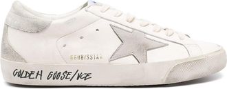Golden Goose Super-star Nappa Upper Nabuk Star Suede Tongue Heel And Spur