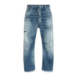 Dsquared2 Heren, Jeans, Blauw, Maat: S Katoen
