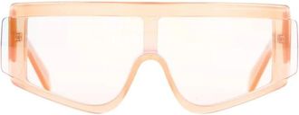 Retro Superfuture Roze Vierkante Zonnebril Zed Burst - Dames - Zonnebrillen - Roze - 61 MM - Accessoires