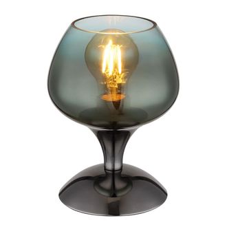 Globo Lighting Globo - L&aacute;mpara De Mesa - Maxy - Verde - Vidrio - &Oslash; 15cm - E27