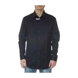 Armani Kccm 5Lkcc 69Bluscuro - Heren - Casual Overhemden - Blauw - M - Overhemden