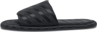 Balenciaga Sandali slides con logo - Nero