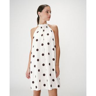 Grace & Mila Korte jurk met bolletjesprint WARNA