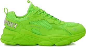 Plein Sport Track-King Gen.X.05 sneakers met logoplakkaat - Groen