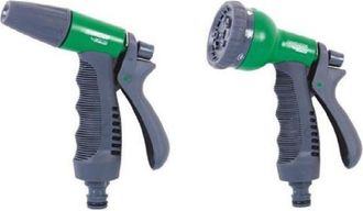 Trade Shop Trade Shop - Kit Per Irrigazione Giardino Doppia 2 Pistola Doppio Getto DAcqua Annaffiare