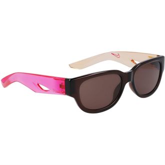 Nike II Plastic Rechthoekige Zonnebril (Aarde/Mauve)