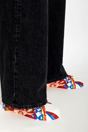 Dolce & Gabbana Sports Shoes With Logo, Womens, Multicolour