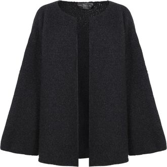 Cortana Gebreid Jasje - Dames - Ponchos - Blauw - L - Kasjmier - Jassen