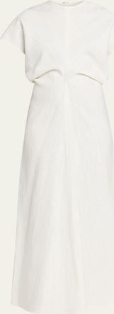 Toteme Slouch Waist Short Sleeve Dress