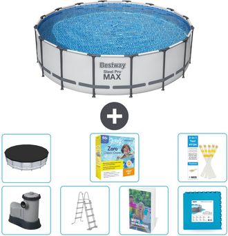 Bestway Piscina Bestway Steel Pro Max Redonda - 488x122 Cm - 8-piezas S566