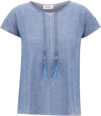 KANGRA Mujer, Blusas y Camisas, Azul, Talla: XL