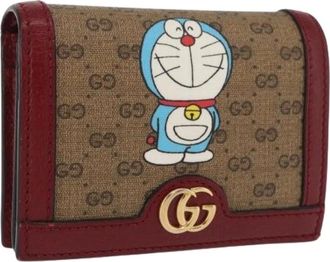 Gucci Pre-owned Wallets, female, Beige, Size: ONE SIZE Pre-owned Wallet