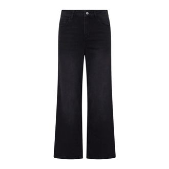 Liu Jo Dames, Jeans, Zwart, Maat: W31 Katoen