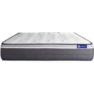 Actisom Actisom - Colchón blanco con muelles ensacados y espuma viscoelástica 200 x 200