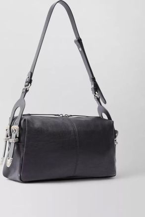 Pinko keeper medium leather shoulder bag