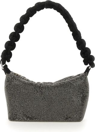 Kara Bag With Knotted Handle And Textured Surface