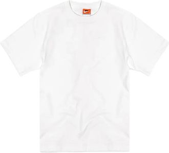 Nike T-shirt con logo ricamato - Bianco