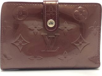 Louis Vuitton Rouge Fauviste Monogram Vernis Wallet (Bi-Fold) (Pre-Owned)