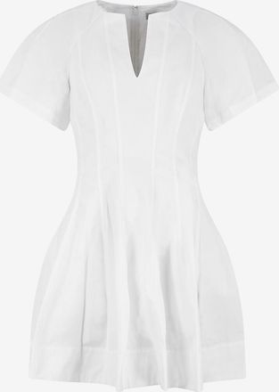 SIMKHAI Mini-Popelinekleid mit Korsettn&auml;hten Maveri