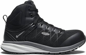 Keen Womens Vista Energy Eh Mid Hiker Carbon Toe Shoes In Black