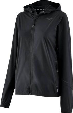 Mizuno Womens Infinity Packable Rain Running Jacket - Plus In Black