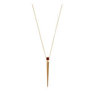 Jil Sander Necklaces, female, Yellow, Size: ONE SIZE Long Pendant Necklace