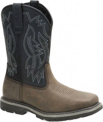 CAT Mens Colorado Frontier Steel Toe Boot - Medium In Charcoal Grey
